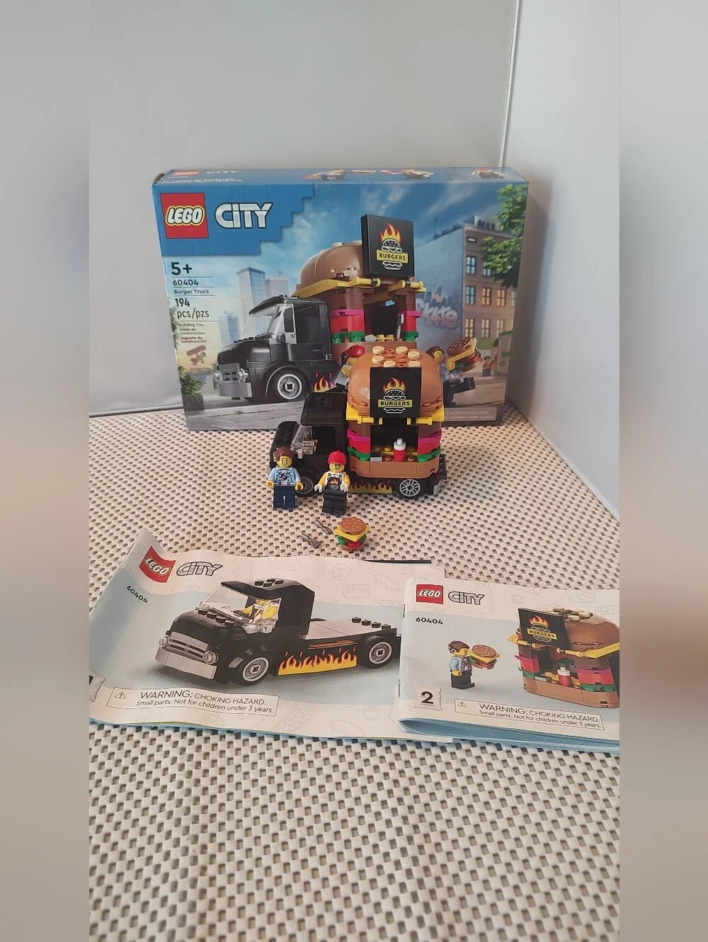 Lego City 60404 Burger Truck Gently Used Building Toy Set